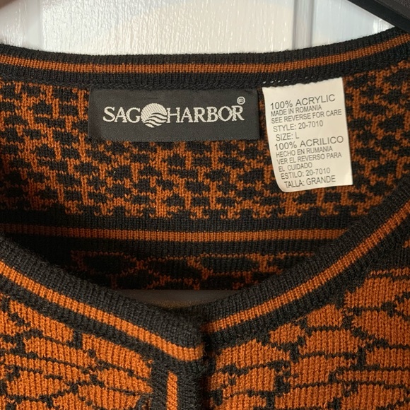 Sag Harbor Vintage Button Down Sweater - Picture 7 of 8